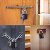 JIANTA 4 Pack Combination Lock, 4 Digit Combination Padlock, Outdoor