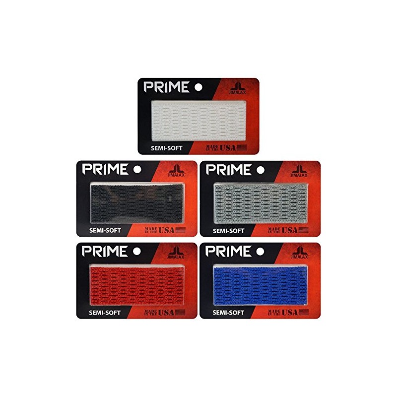 Jimalax Prime Semi-Soft Lacrosse Mesh Stringing Piece Grey