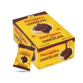 Does Not Apply DE LA ROSA Mazapan Cubierto con Chocolate 16 Piezas 2 PACK  Peanut Candy Marzipa