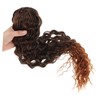 Mikinona African Curly Ponytail Hair Wig for Women Braided Hair