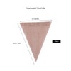 Linen Bunting Banner with 48pcs Flags Wedding Party Holiday Celebration