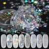 Holographic Nail Art Glitters Sequins 3D Flakes Supplies - Shiny