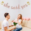 She Said Yes Banner, Bride to Be Party Decorations, Engagent,