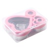 BakingWorld Heart Cookie Cutter Set,9 Piece Heart Shapes Stainless Steel