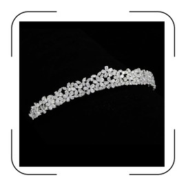 Coronas y tiaras de boda con circonita cúbica para mujer, corona de quinceañera, corona de quinceañera, 16, tiara, pequeña, plata, oro, diadema de cristal, coronas para 15 años, quinceañeras 2023,