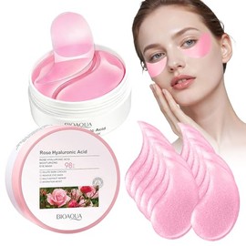 Parches para Ojos de Hidrogel, 60 Pares Mascarilla Ojos para Bolsas Ojeras  Parches Ojos Bolsas Colageno con Efecto Iluminador, Hidratante,...        