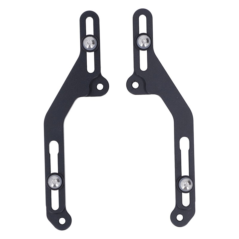1 Pair Black Motorcycle Windscreen Adjuster Aluminium Windshield Bracket Replacement