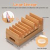 Pezin & Hulin Bamboo Charging Station with Watch Stand, Docking