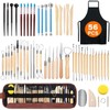 TWBEST Modelling Tool Set, 56 Pieces Modelling Tool Sculpting Tool,