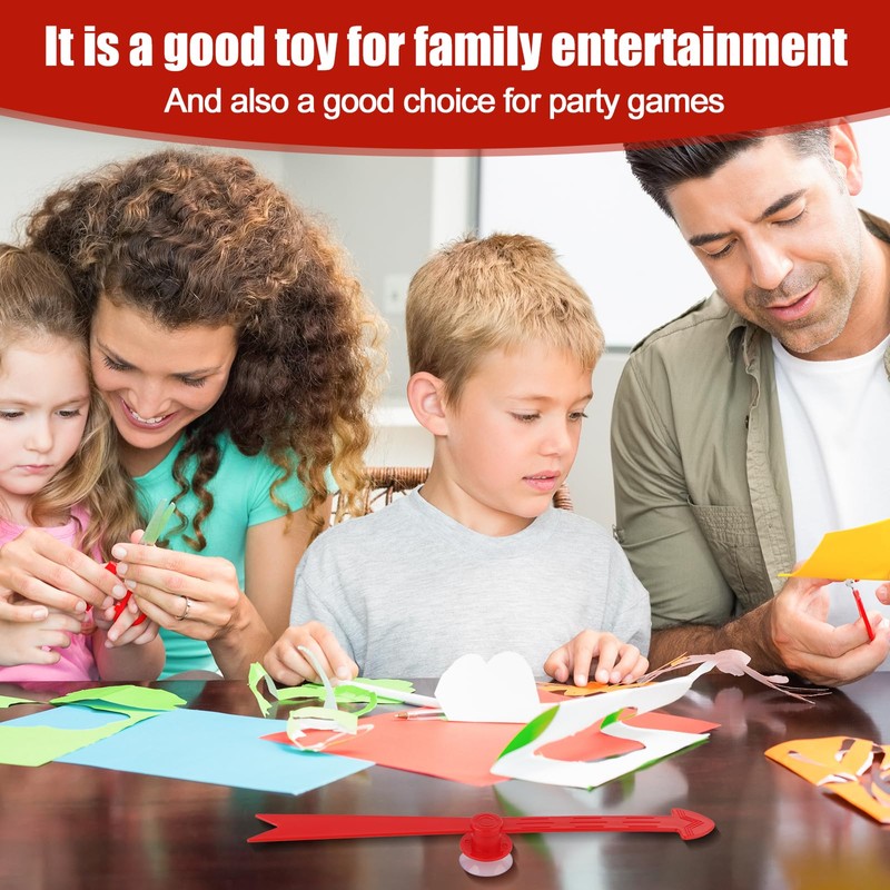 Large Arrow Spinner, Red Game Board Spinner Arrow Game Spinners