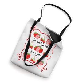 Second 2nd Grade is My Jam Strawberry Teacher Back To School Tote Bag
