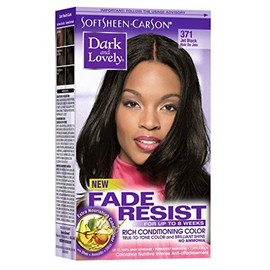 Dark & Lovely - Tinte para cabello (2 unidades), color negro azabache