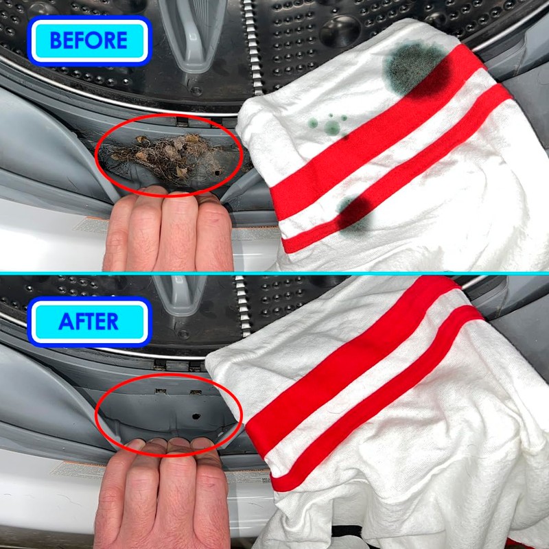 Splash Spotless Washing Machine Cleaner for HE Front Load &