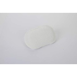 Bass Brushes | Esthetician Grade Bath & Body Handpad | Premium Nylon | High Density Fibers | Snowy White Finish | Model S66 - SYW, 1