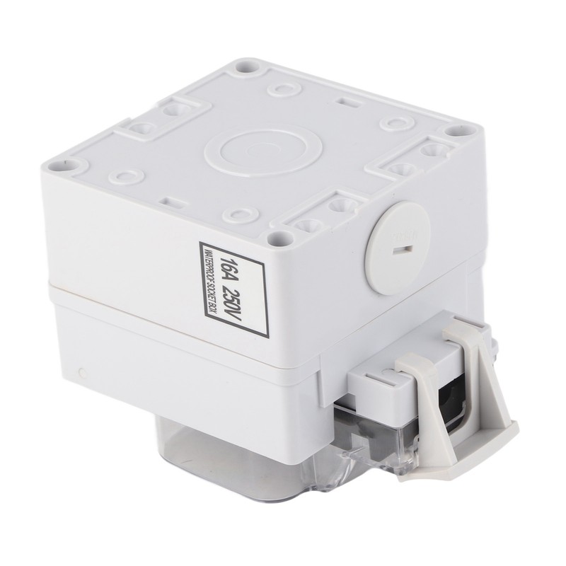 Outdoor Socket IP66 Weatherproof German Outdoors Outlet for Gardens Workshops