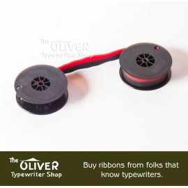 Brother Red & Black Nylon Typewriter Ribbon for antique manual typewriters - Black