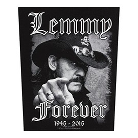 XLG Lemmy Forever 1945-2015 Motorhead Back Patch Heavy Metal Sew On Applique