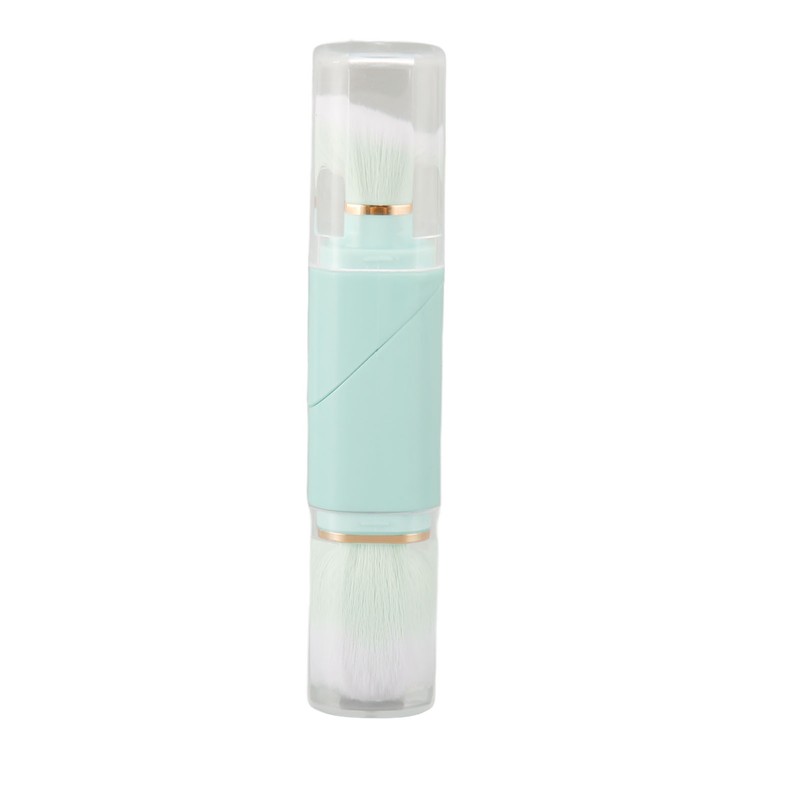 Capsule Makeup Brush Double Ended Telescopic Powder Brush Travel Size