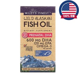 Willy Spinist Prenatal Omega 3 Alaskan Fish Oil DHA EPA 1200mg 60 softgels / 윌리스파이니스트 산전오메가3 알래스카 피쉬오일 DHA EPA 1200mg 60소프트젤