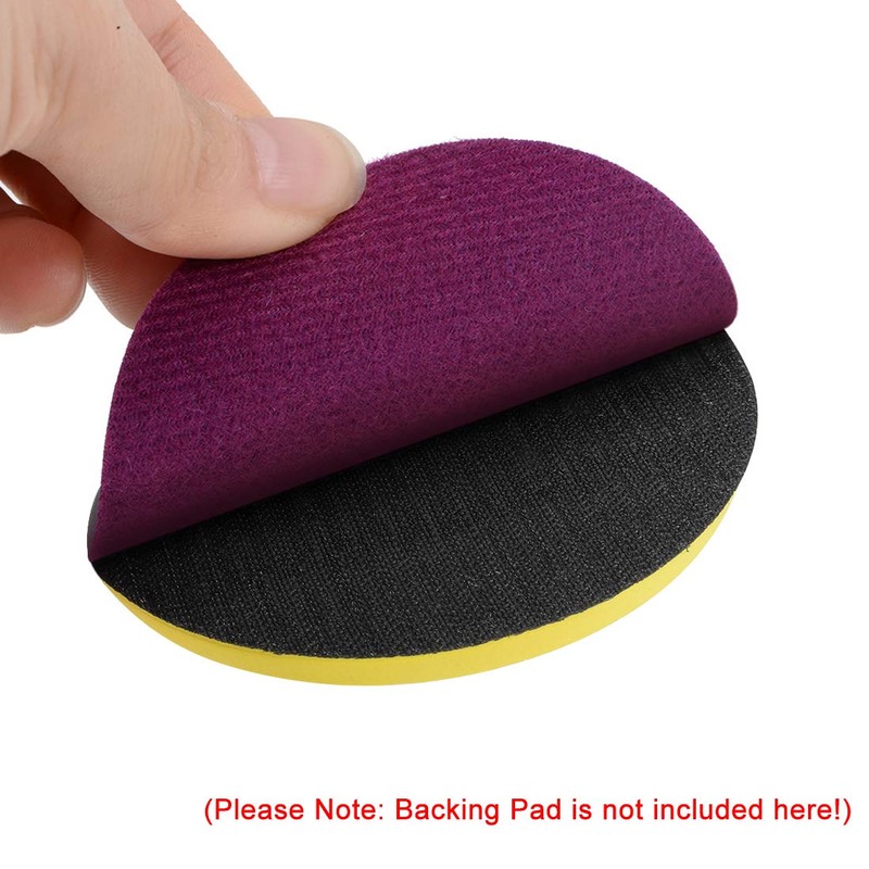 sourcing map 1-Inch Hook and Loop Sanding Disc Wet/Dry Silicon
