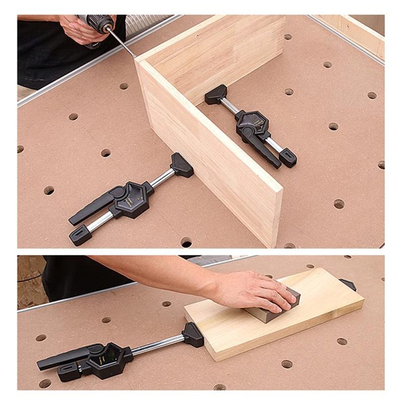 Woodworking Clamp Adjustable Quick Release Handle Woodworking Clamp Fixed Jaw