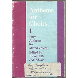Anthems for Choirs 1: Vocal score