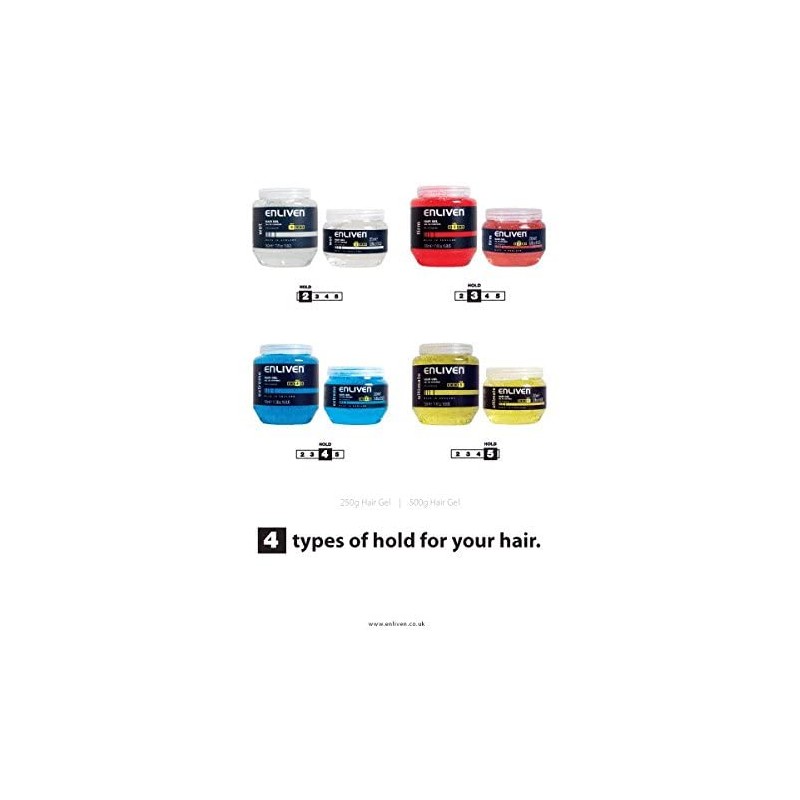 Enliven - Firm Red Hair Gel - 250ml