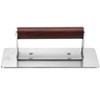 QWORK Stainless Steel Bacon Press with Heat-Resistant Wooden Handle, 9