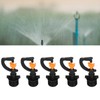 5PCS G1/2 Male Thread Rotating Sprinkler Head Misting Nozzle for
