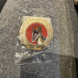 Frankford Jurassic World Surprise Coin Velociraptor