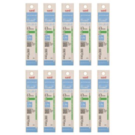 三菱鉛筆 Uni Jetstream Lite Touch Ink Refill, for Multicolor Pen Type, 0.5mm Fine Point, Green Ink, SXRL8005.6, Box of 10