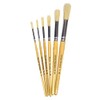 Major Brushes Hog Bristle Short Handle Round Tip Paint Brushes