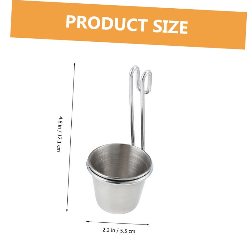 CIYODO 2 Pcs Stainless Steel Sauce Cups Sauce Storage Containers