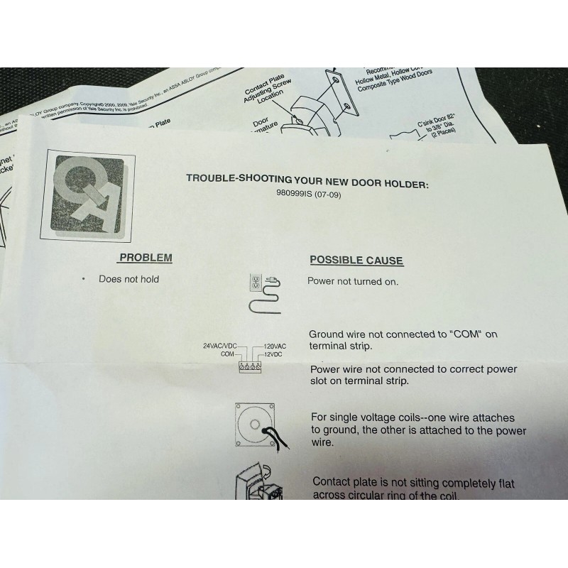 Rixson Assa Abloy 998 689 - Door Holder Wall Mount