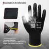 Safety Work Gloves PU Coated-12 Pairs Touchscreen Working Gloves Seamless