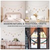Moon Phase Wall Decor with LED String Light, 13 Gold