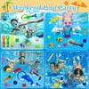 NINGESHOP 45-Piece Diving Toy Set for Children, Diving Toy, Diving