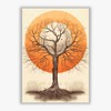Spiffing Prints Solstice Tree – Botanical Print Featuring Tree of