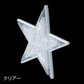 Jet Inoue 592146 Star Reflector, Red