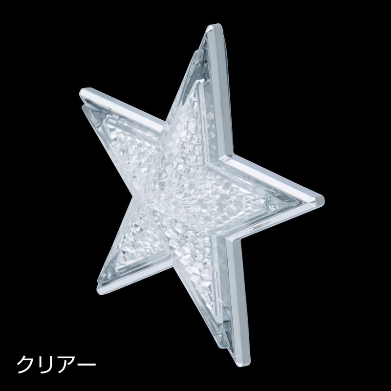 Jet Inoue 592146 Star Reflector, Red