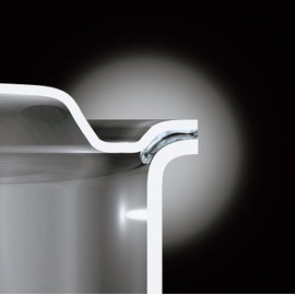 VitaCraft Lid Pro 9.4 inches (24 cm) 0403 Silver