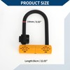 Hihaha Bicycle Lock with Lock Frame for Mountain Bike Road