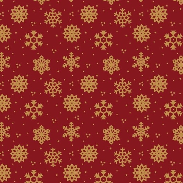 The Craft Cotton Co - Metallic Christmas Cotton Print Fabric