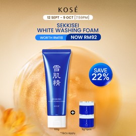 Kose Sekkisei White Washing Foam (Cleanser) 130gm