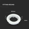 VT-779 GU10 Fitting Round White