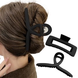 Rodri Mische Hair Clip, 5.1 inches (13 cm), Set of 2, Large Shikkari Tomal, Large Volume, Hair Clip, Hair Clip, Hair Claw, Cute, Shikkari Bath, Hair Accessories, No. 19