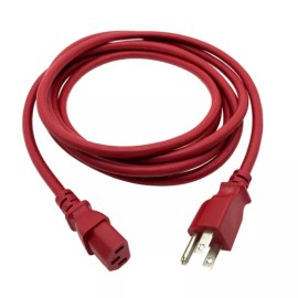 Kentek 10' Red Power Cable for EPSON WORKFORCE PRINTER 315 600 610 615