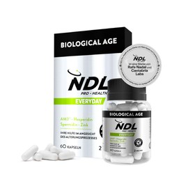 NDL Pro-Health Biological Age - I AM3® and Zinc Supplement Helps Protect Cells from Oxidative Stress, Anti-Ageing, 60 Capsules