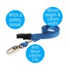Customcard Ltd Blue Lanyard with ID Card Pocket - Sturdy