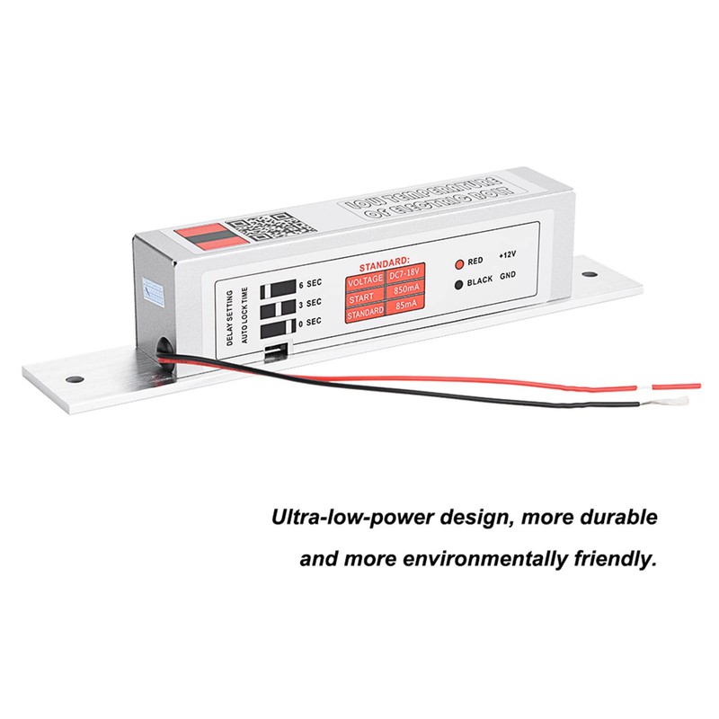 Electric Bolt Lock Deadbolt Drop Bolt NC Mode Door Lock